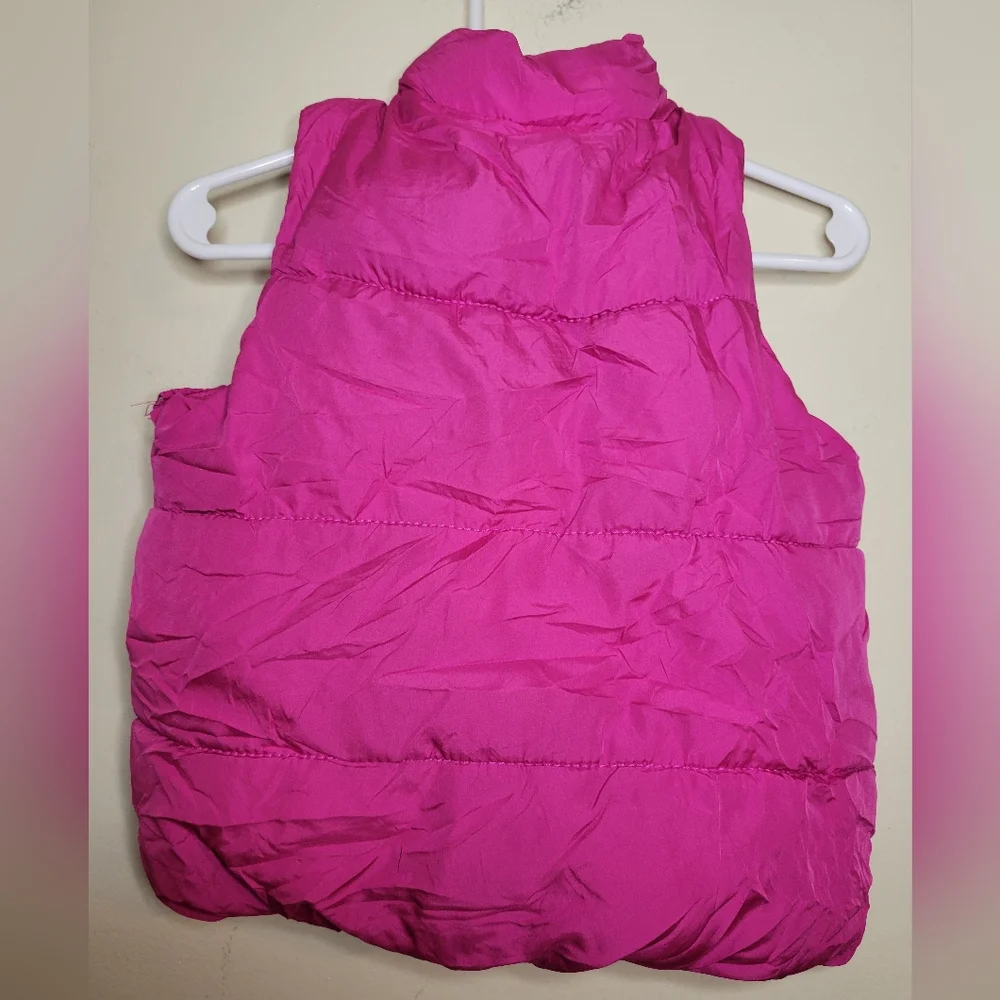 toddler pink puffer pink vest , 18 - 24 months
